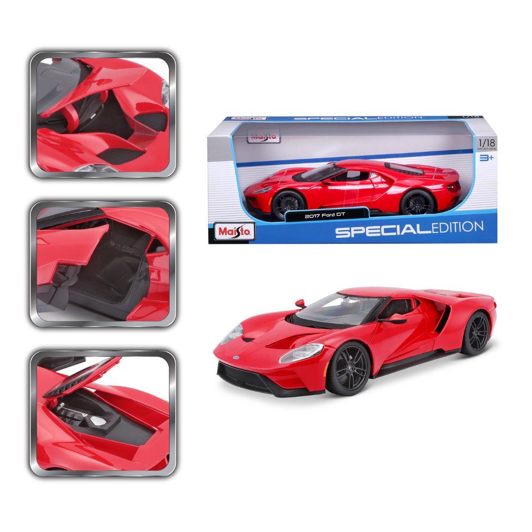 31384 RD Bburago Maisto - Ford GT (2017), rossa - Scala 1:18