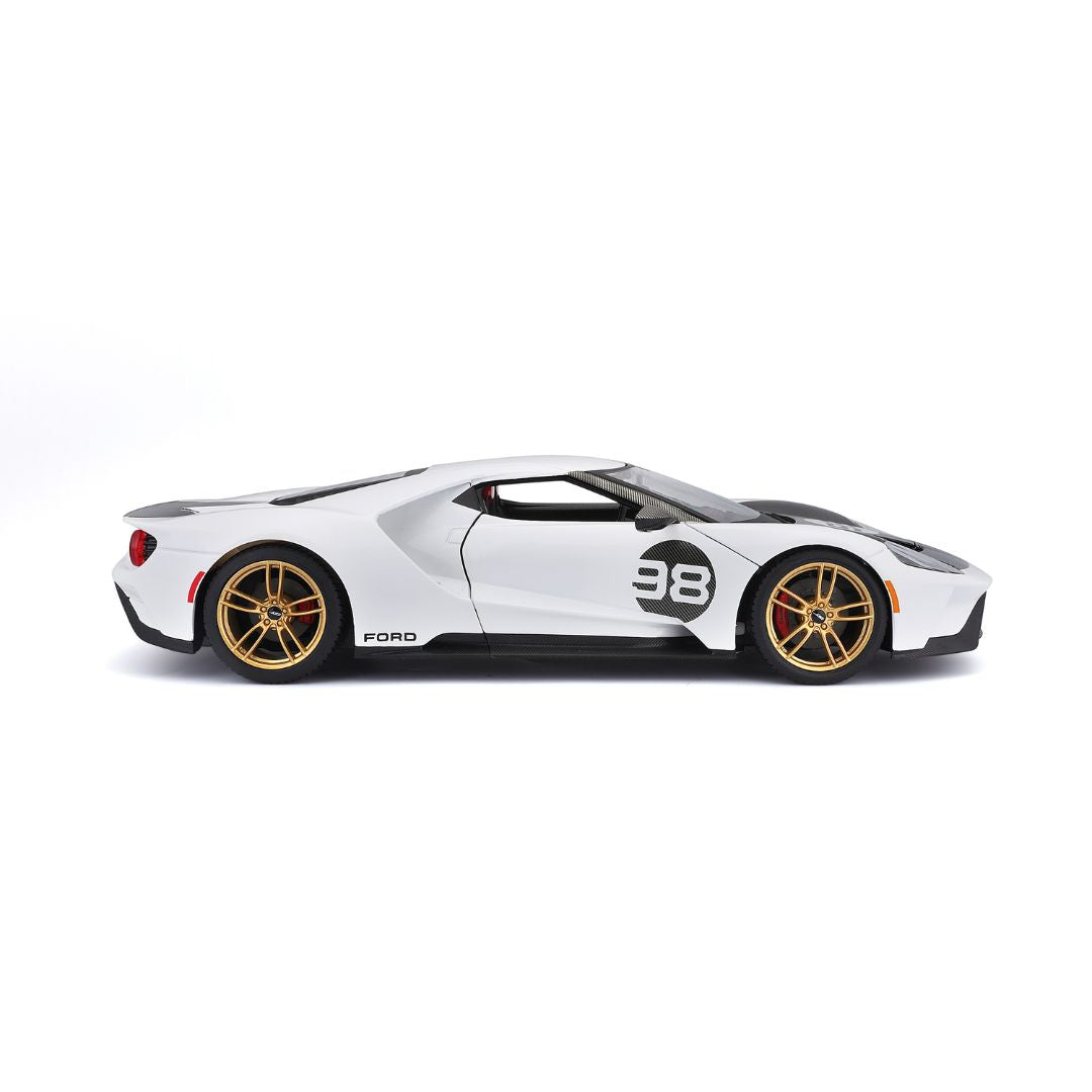 31390 Bburago Maisto - Ford GT Heritage Edition #98 (2021) - 1:18