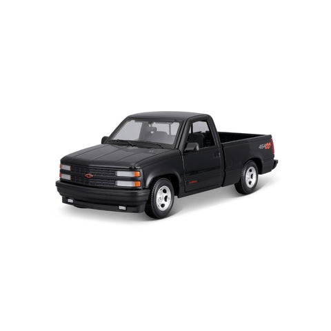 32901 BK Bburago Maisto - Chevrolet 454 SS Pick-up (1993), noir - 1:24