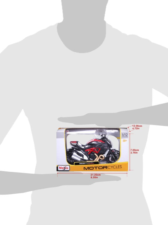 10-11023 - Bburago Maisto - 1:12 Motorcycles -  Ducati Diavel Carbon 11023