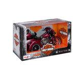 32337 RD Bburago - Harley-Davidson CVO Tri Glide, rossa - Scala 1:12