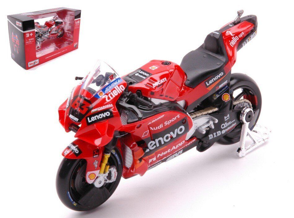 10-36374 Maisto MotoGP Racing - Ducati Lenovo Team 2021 #63 F. Bagnaia - 1:18