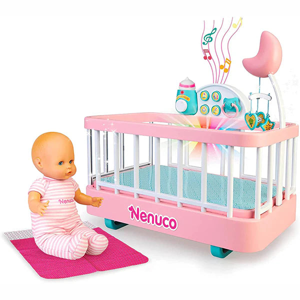 700017203 Nenuco 700017203  Culla per una Dolce Nanna con Bambola e Accessori