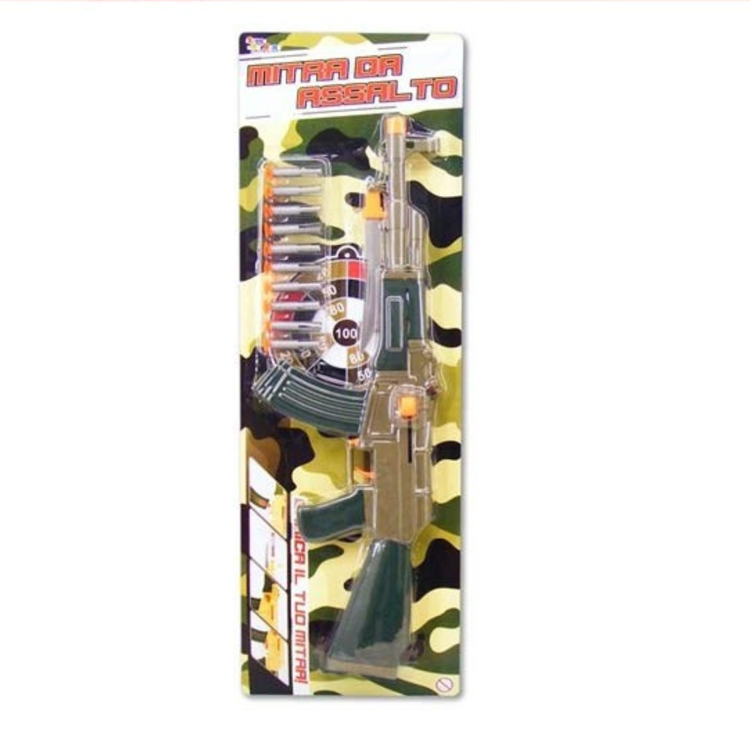 26110 Toys Garden - Fucile in blister, con dardi e bersaglio