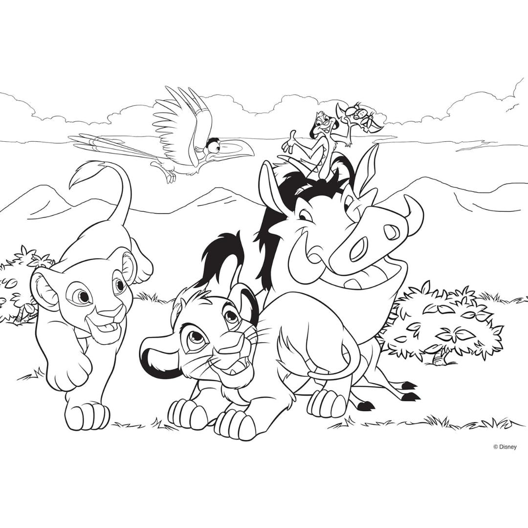 74105 Lisciani - Disney: Il re leone - Puzzle Maxi Floor - 24 pezzi