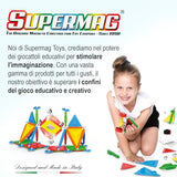 DIP76753 Dynit -Supermag Multicolor 45 Pezzi Costruzioni Magnetiche Educative 5+