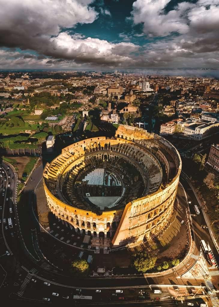 16999 Ravensburger PUZZLE ADULTI 1000 pz Foto Colosseo di Roma