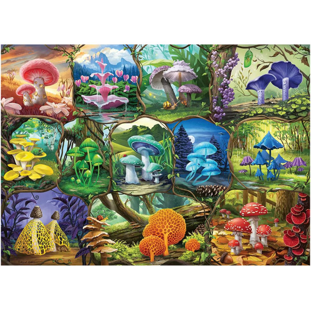 17312 Ravensburger - Funghi incantevoli - Puzzle 1000 pezzi