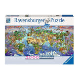 16698 Ravensburger Panorama - Le meraviglie del mondo - Puzzle 2000 pz