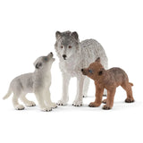 Wild Life Schleich-s - 42472 Mamma Lupa Con Cuccioli