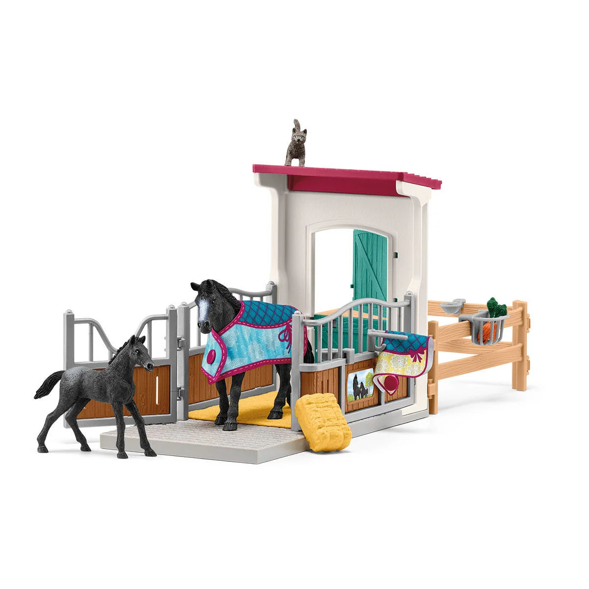 42611 Schleich Horse Club - Box con giumenta e puledro