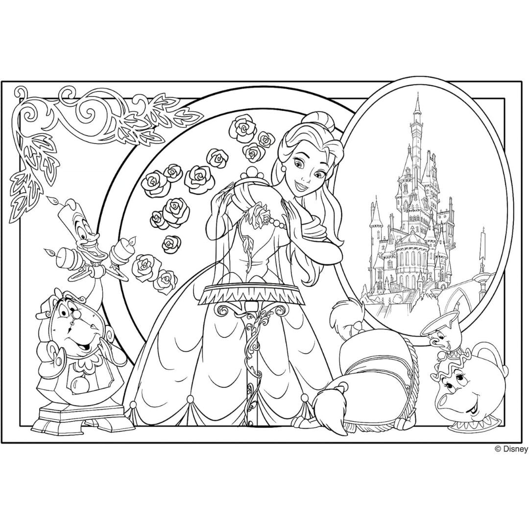 91775 Lisciani - La bella e la bestia - Puzzle Double Face (108 pezzi)