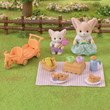 5698 Sylvanian Families - Set picnic al sole - Sorella e Bebè volpe Fennec