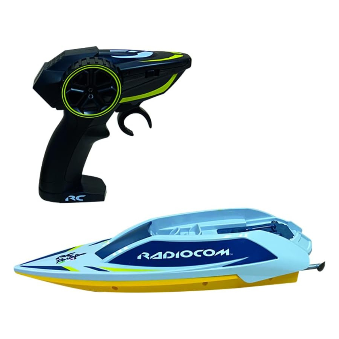 RADIOCOM WAVES PORTOFINO Motoscafo telecomandato Barca telecomandata Veicoli telecomandati Giochi all aperto Giochi per bimbi di 6 anni Motoscafo radiocomandato Eta 6 Full Toys
