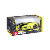 18-21094 - Bburago LAMBORGHINI TERZO MILLENNIO - 1:24 Verde e Grigia scuro