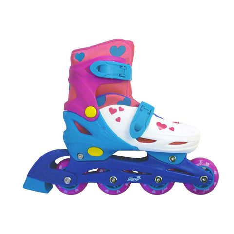 707400041 - SPORT-ONE - PATTINI IN LINEA EASY ROLLER ROSA 35-38 portata 60kg