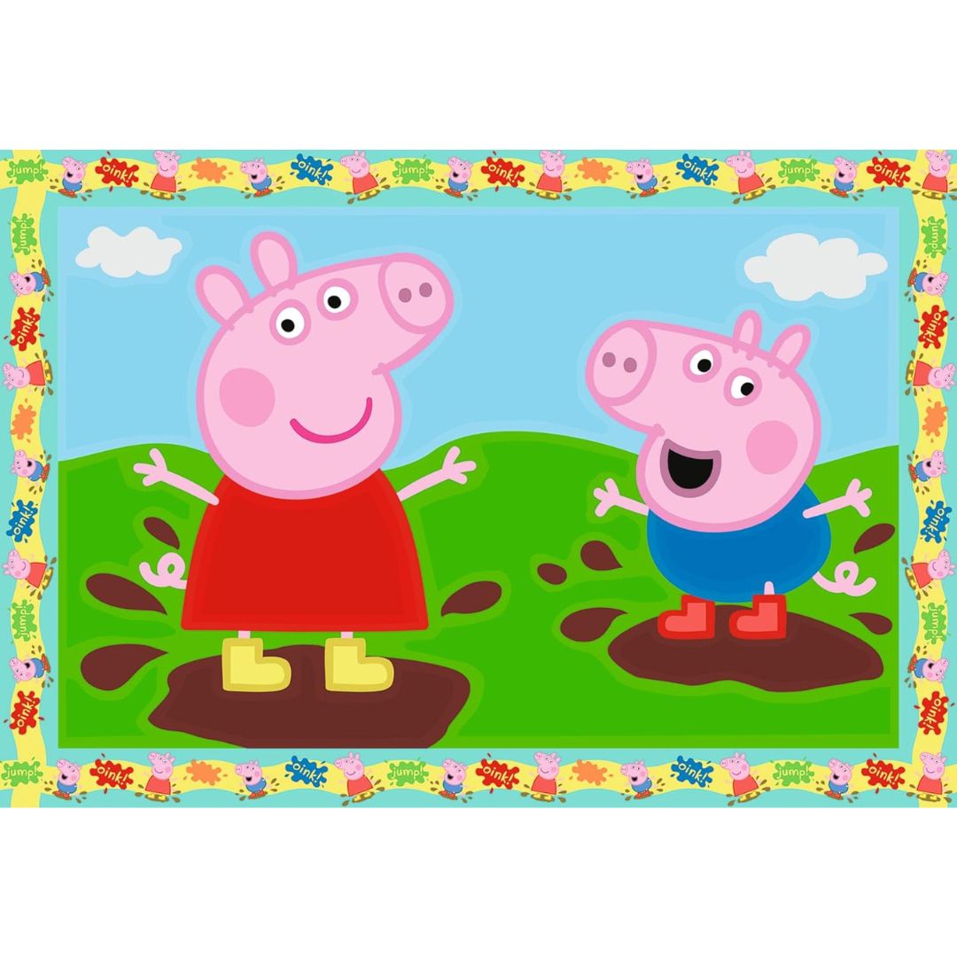 23570 Ravensburger - CreArt Serie Junior: Peppa Pig - Kit dipingere con i numeri