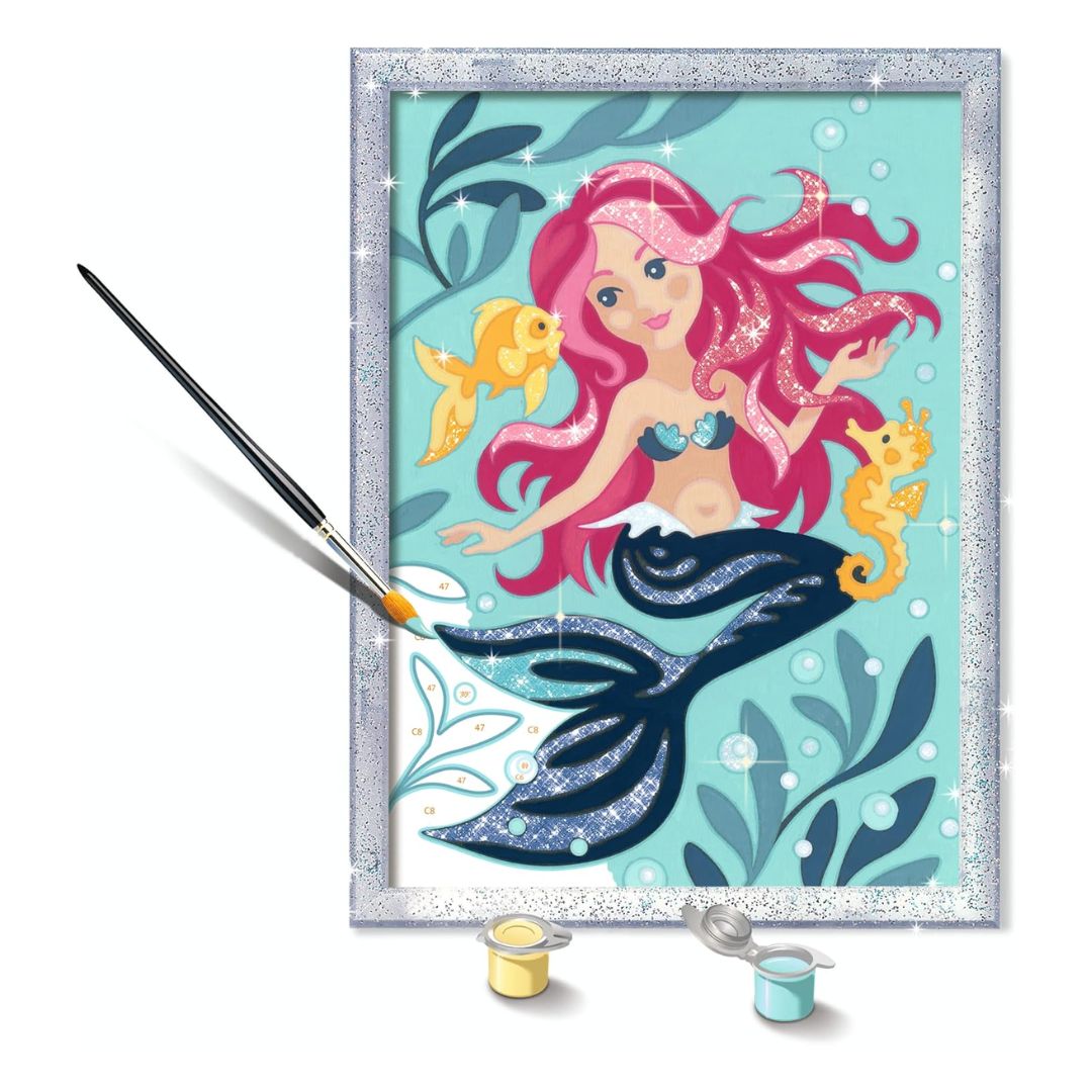 23568 Ravensburger: CreArt - Sirena con glitter -  Serie D Classic