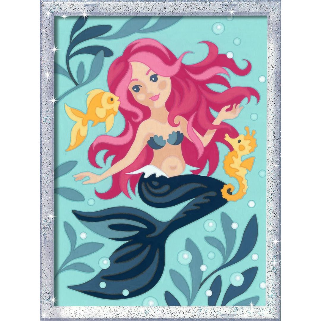 23568 Ravensburger: CreArt - Sirena con glitter -  Serie D Classic