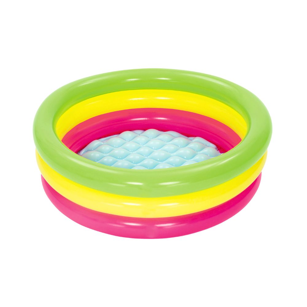 92792 Bestway - Baby piscina gonfiabile a 3 anelli (70 x 24 cm)