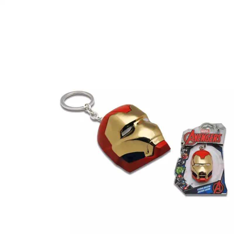 MV15581 - SUPEREROI MARVEL - Portachiave Maschera Iron Man in Metallo:  Porta con Te la Forza di Stark Ovunque Tu Vada! – Full Toys