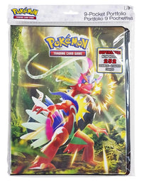 UP16066 - GAMEVISION - ULTRA PRO Pokemon Portfolio 9 tasche  Scarlatto/Violetto