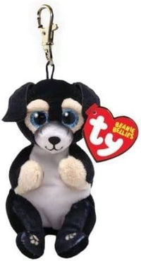 TY - T43113  Beanie Bellies Clip - Portachiavi - RANGER il cagnolino nero
