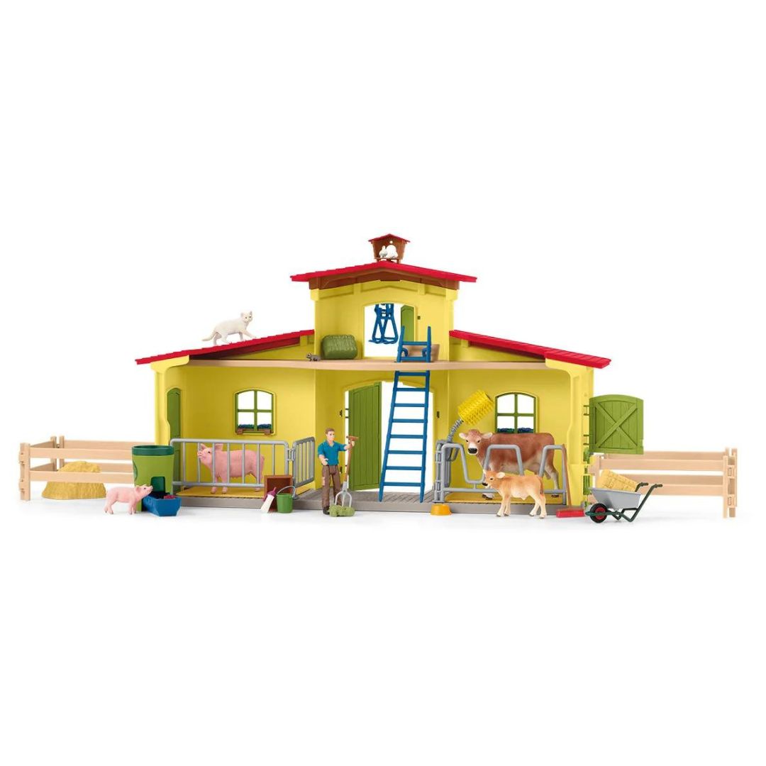 Farm World Schliech-S 42605 Grande Stalla Con Animali E Accessori