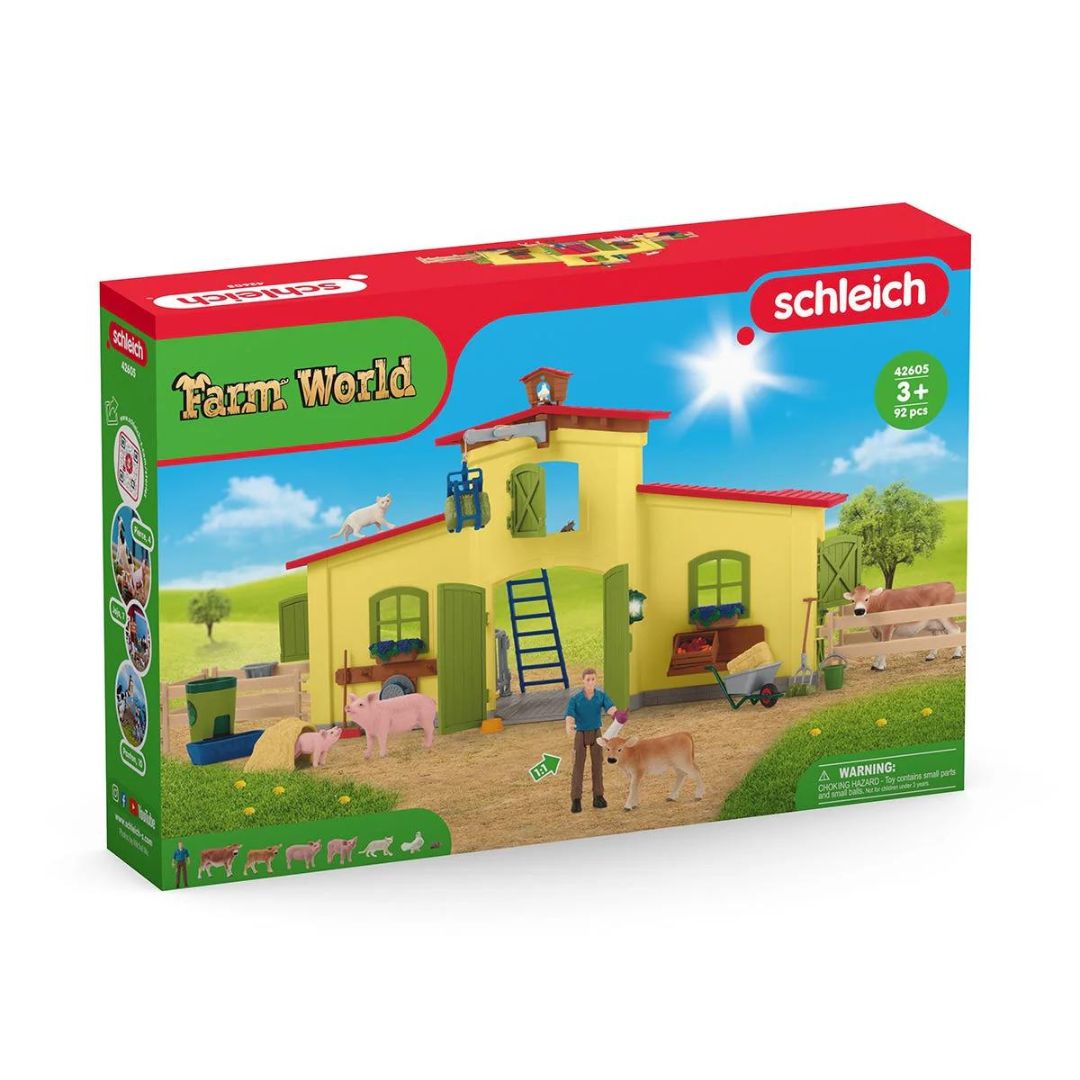 Farm World Schliech-S 42605 Grande Stalla Con Animali E Accessori