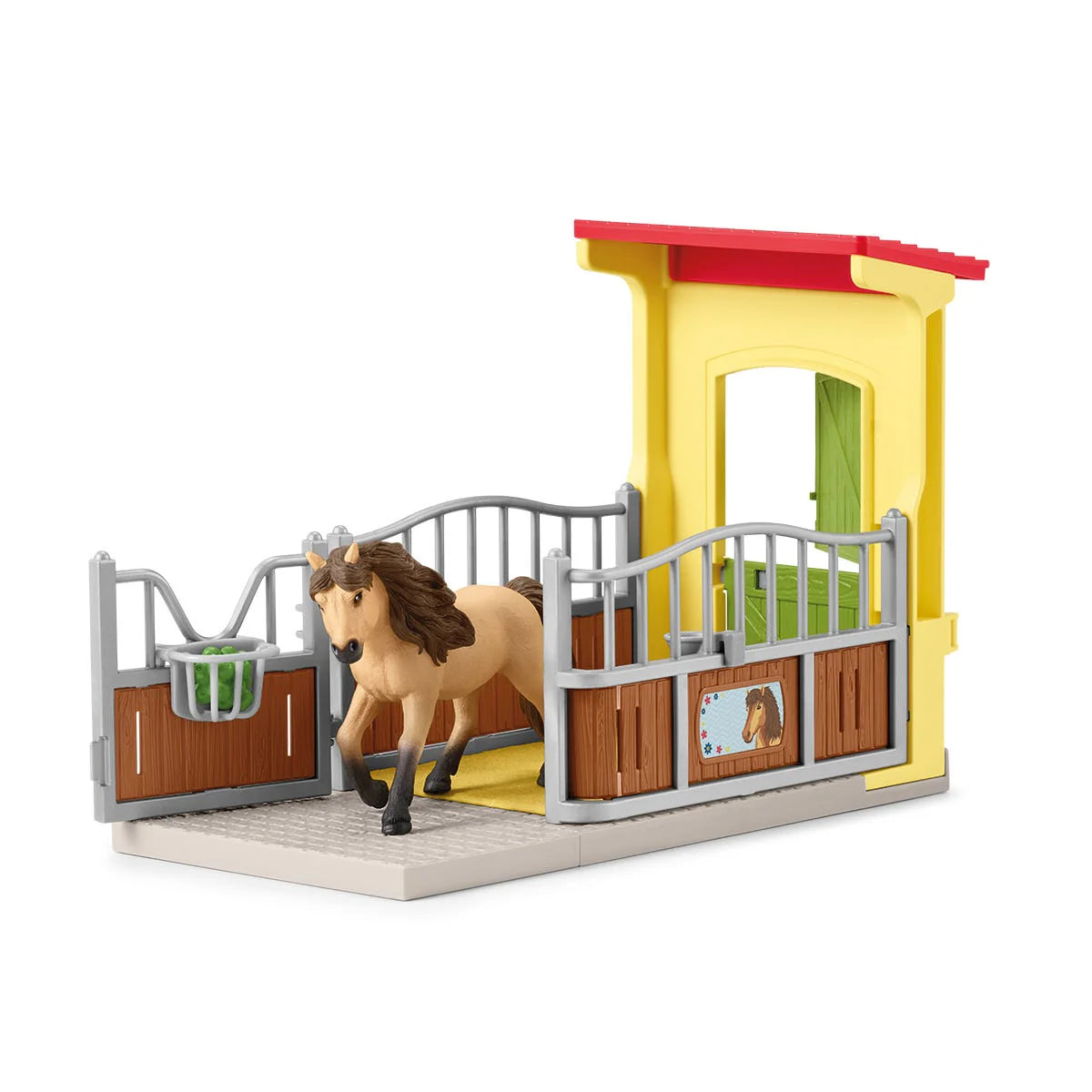 42609 Schleich-s - Farm World Box Per Pony Con Stallone Islandese