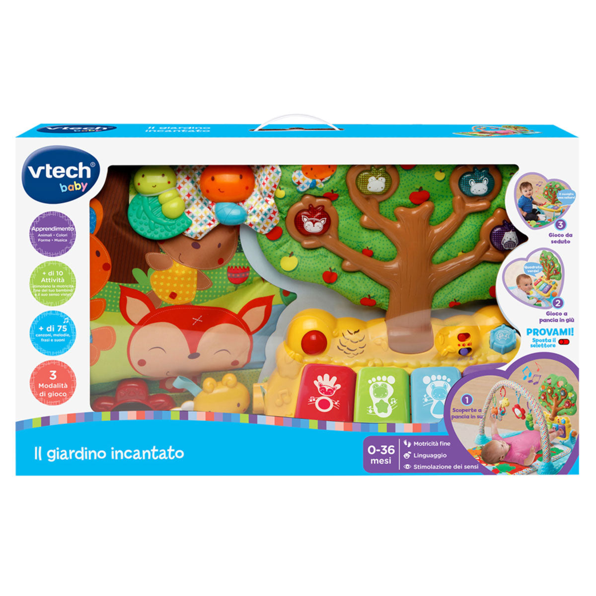 80-190607 VTECH Il giardino incantato - Tappeto gioco