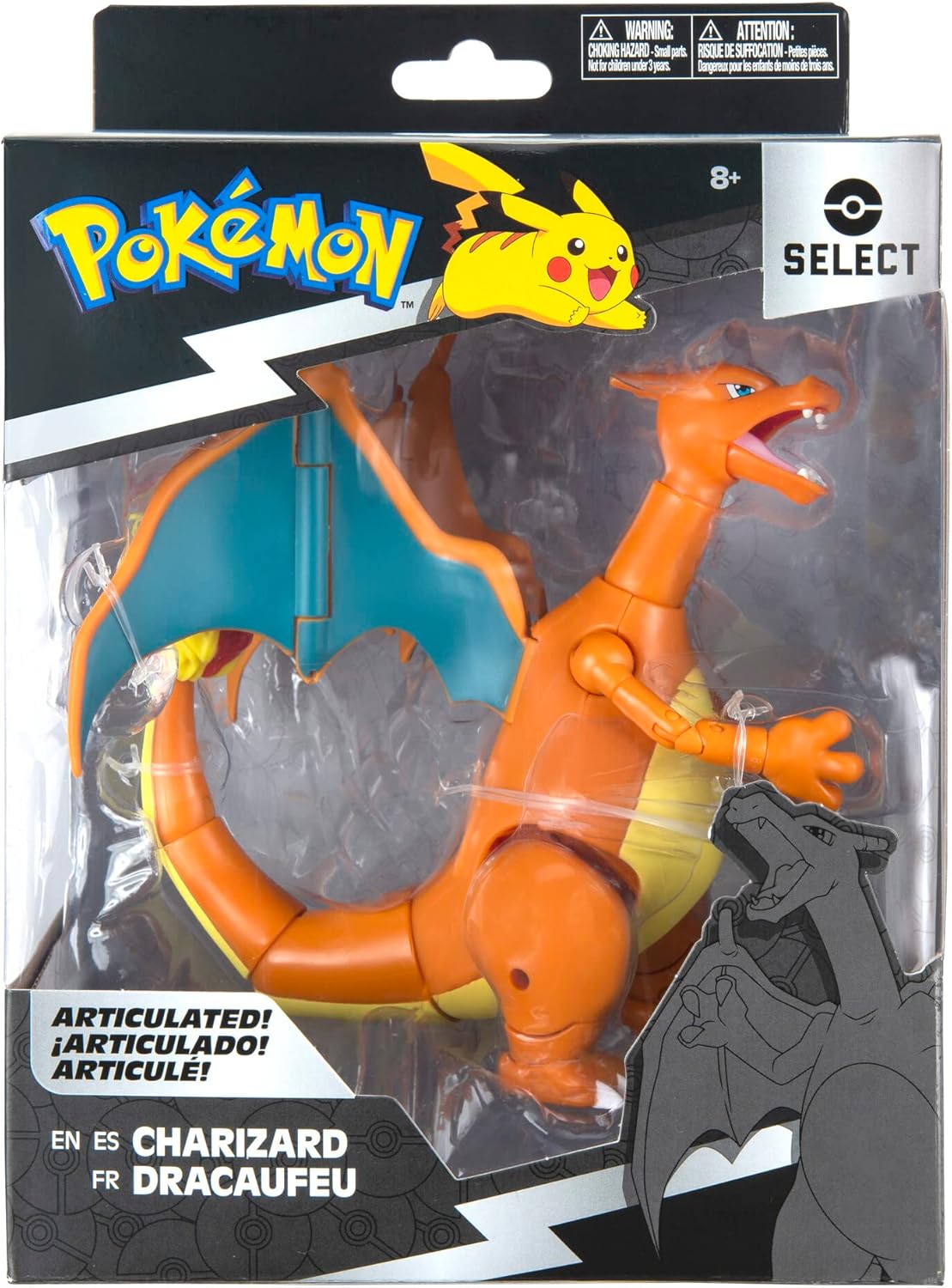 PK080900 Rei Toys Pokemon Select Super-Articulated Figure (Charizard)
