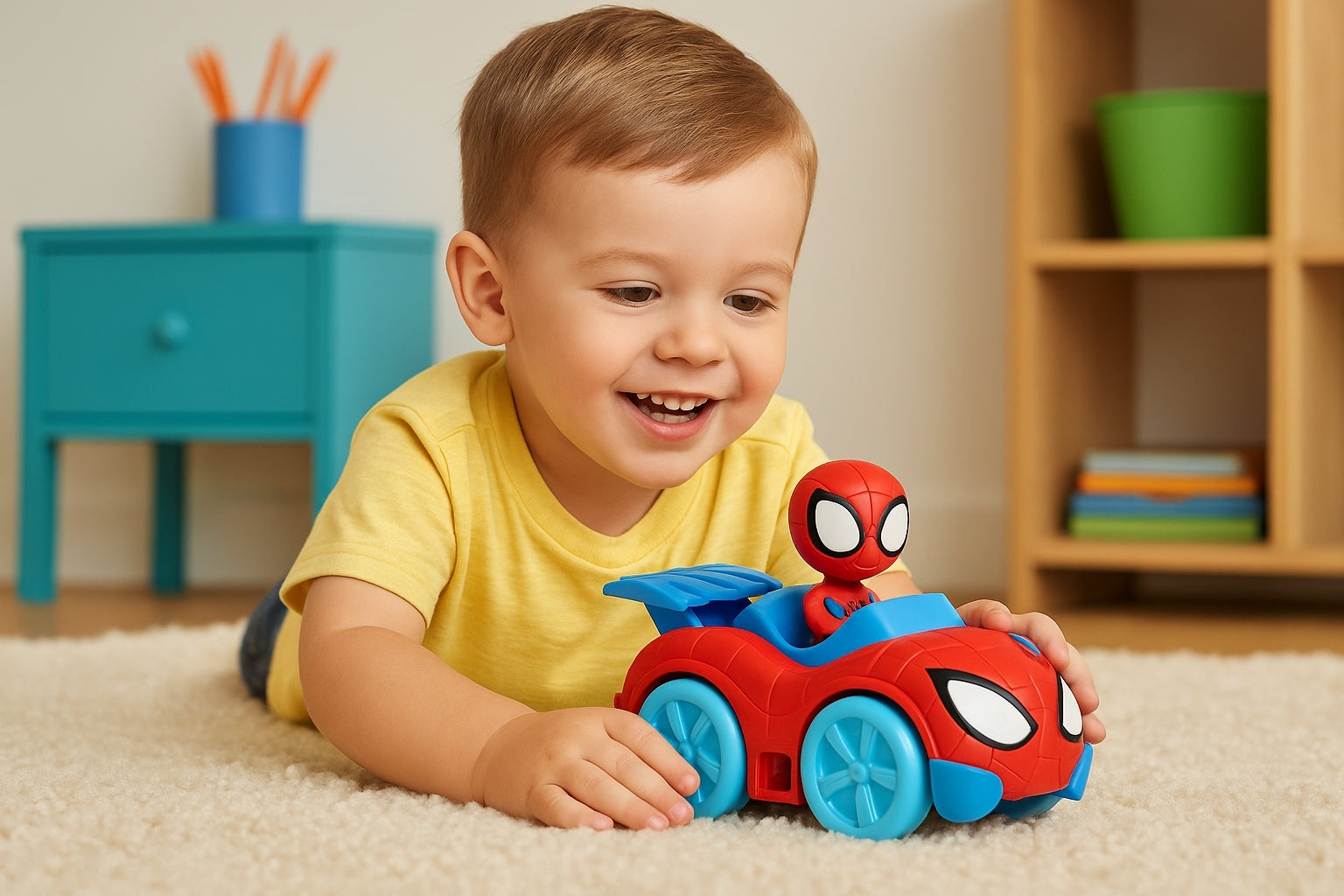 SP100100 Rei Toys Spidey Lancia  ragnatele De Luxe  con luci e suoni