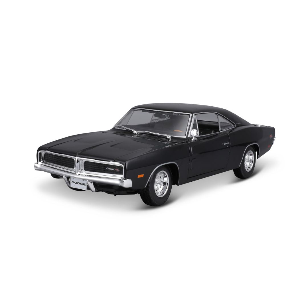 31387 BK Bburago Maisto - Dodge Charger R/T (1969), nera - 1:18