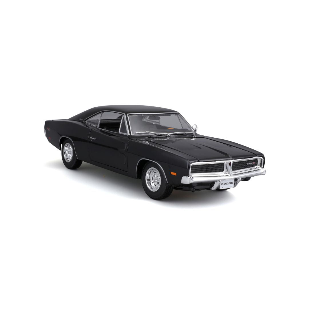 31387 BK Bburago Maisto - Dodge Charger R/T (1969), nera - 1:18