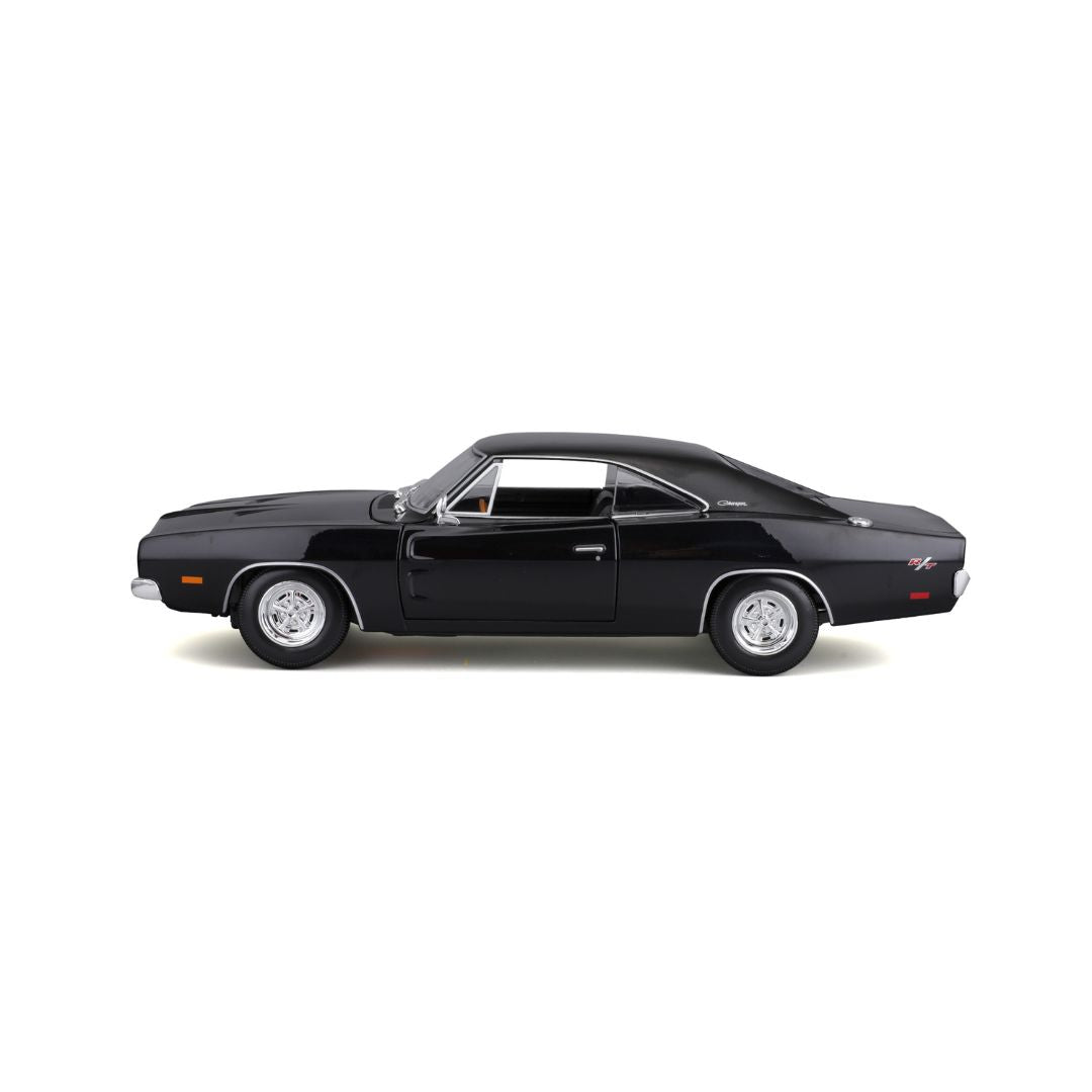 31387 BK Bburago Maisto - Dodge Charger R/T (1969), nera - 1:18