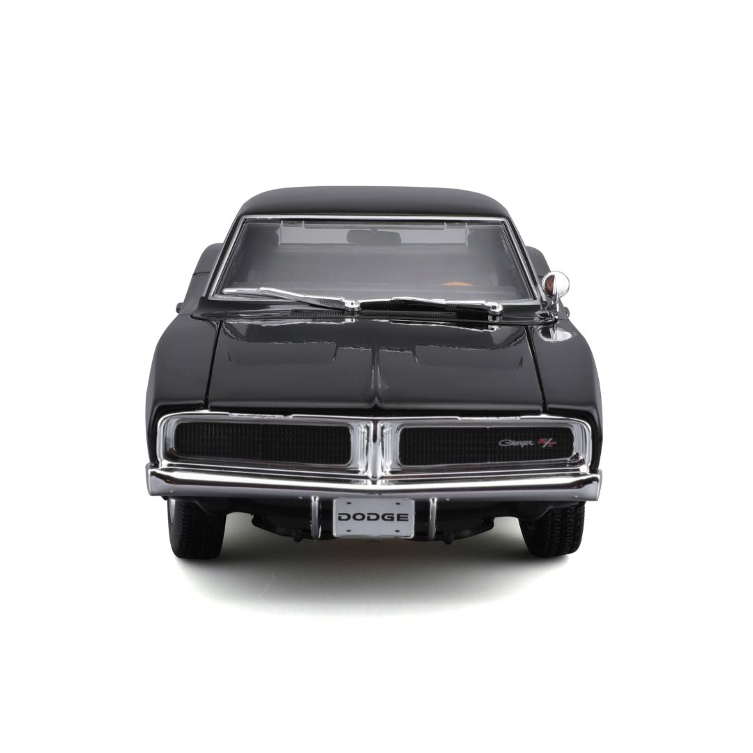 31387 BK Bburago Maisto - Dodge Charger R/T (1969), nera - 1:18