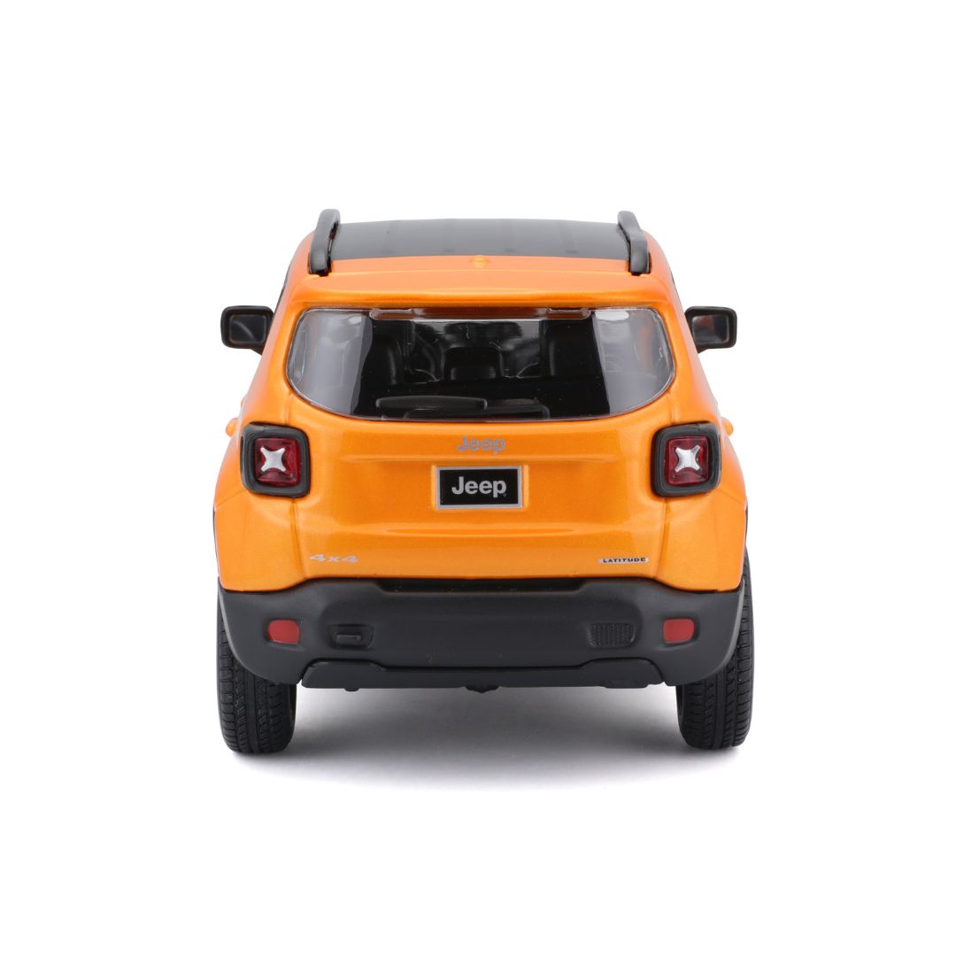 31282 Bburago Maisto - Jeep Renegade, arancione - Scala 1:24