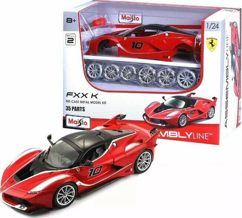 39132 Bburago Maisto - Assembly Line - Ferrari FXX K  - 1:24 - rosso