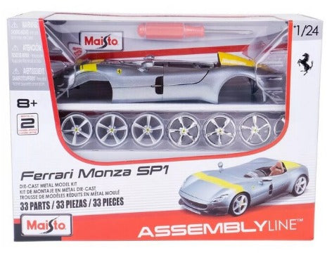 39140 Bburago Maisto - Model kit - Ferrari Monza SP1 - 1:24 - argento