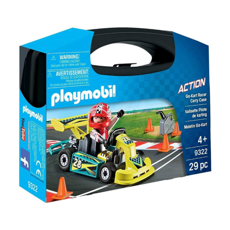 9322 Playmobil Action - Go Kart - Carrying Case