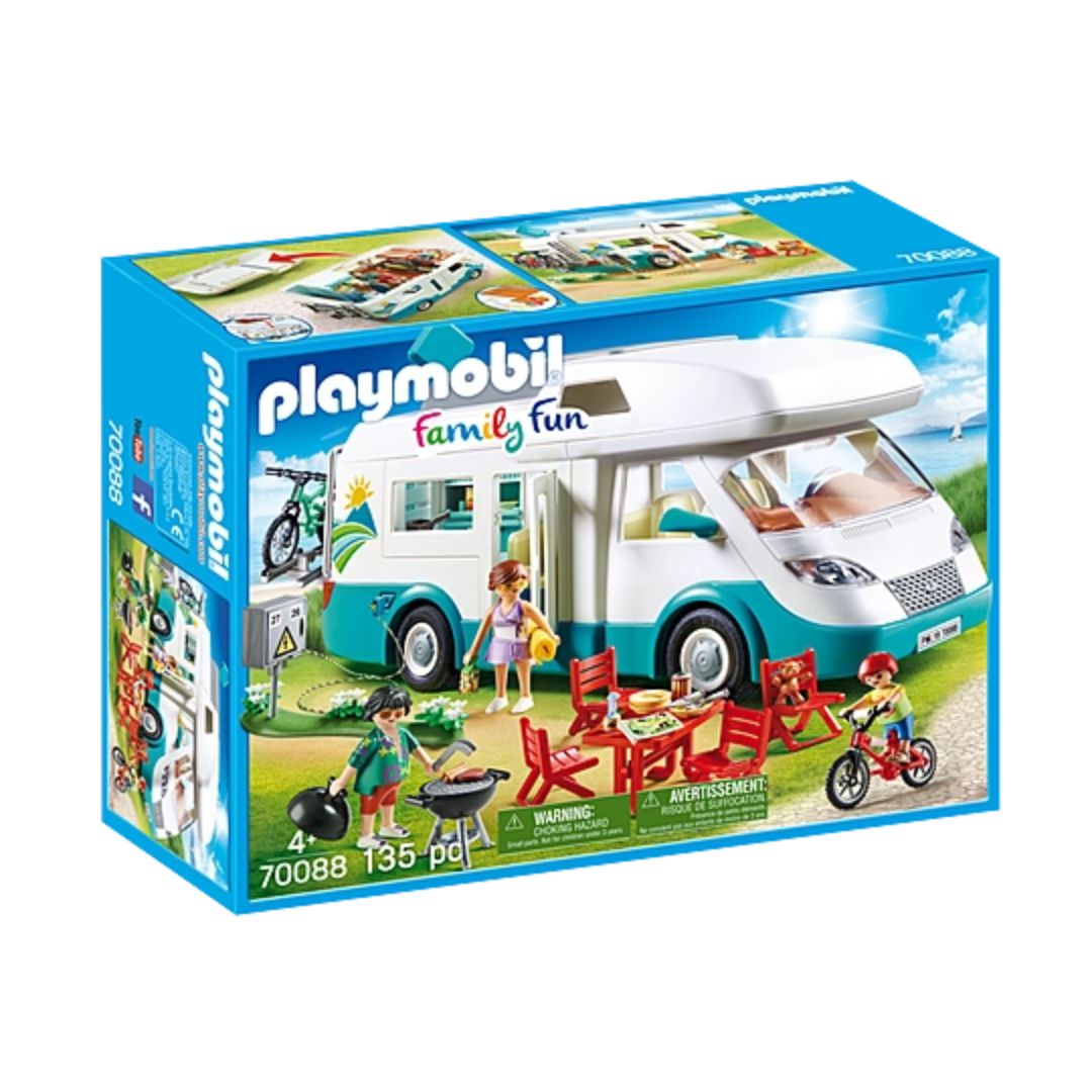 70088 Playmobil Family Fun -  CAMPER CON FAMIGLIA IN VACANZA