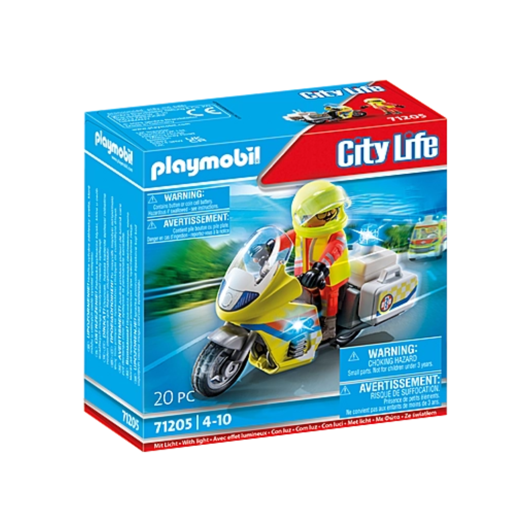 71205 Playmobil  City Life - Soccorritore con moto