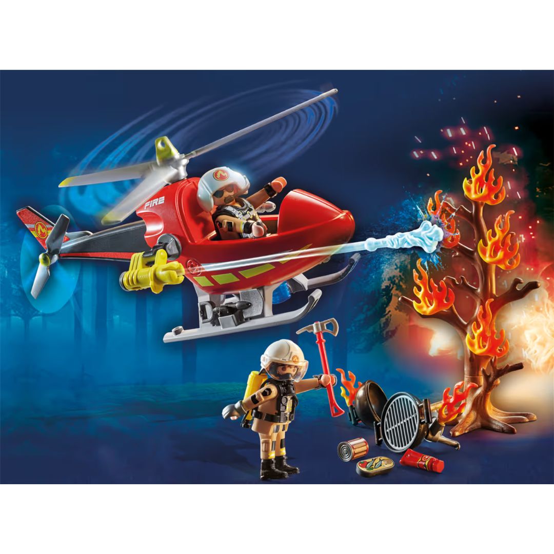 71195 Playmobil City Action - Elicottero dei Vigili del Fuoco