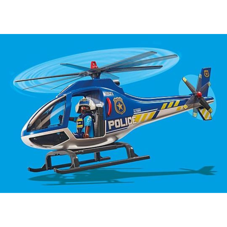 70569 Playmobil City Action - Elicottero della Polizia e fuggitivo