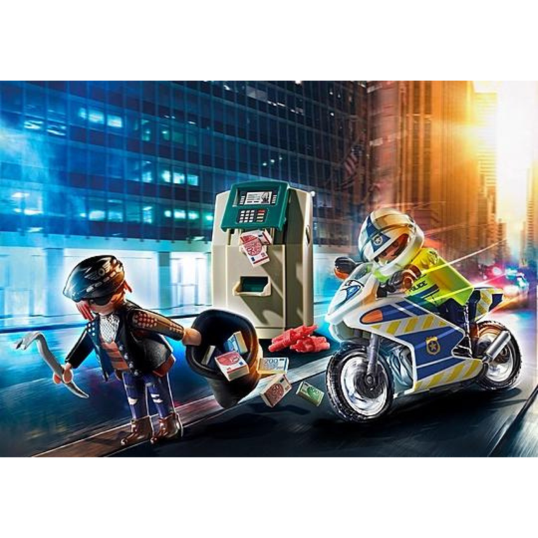 70572 Playmobil City Action -  Poliziotto in moto e ladro