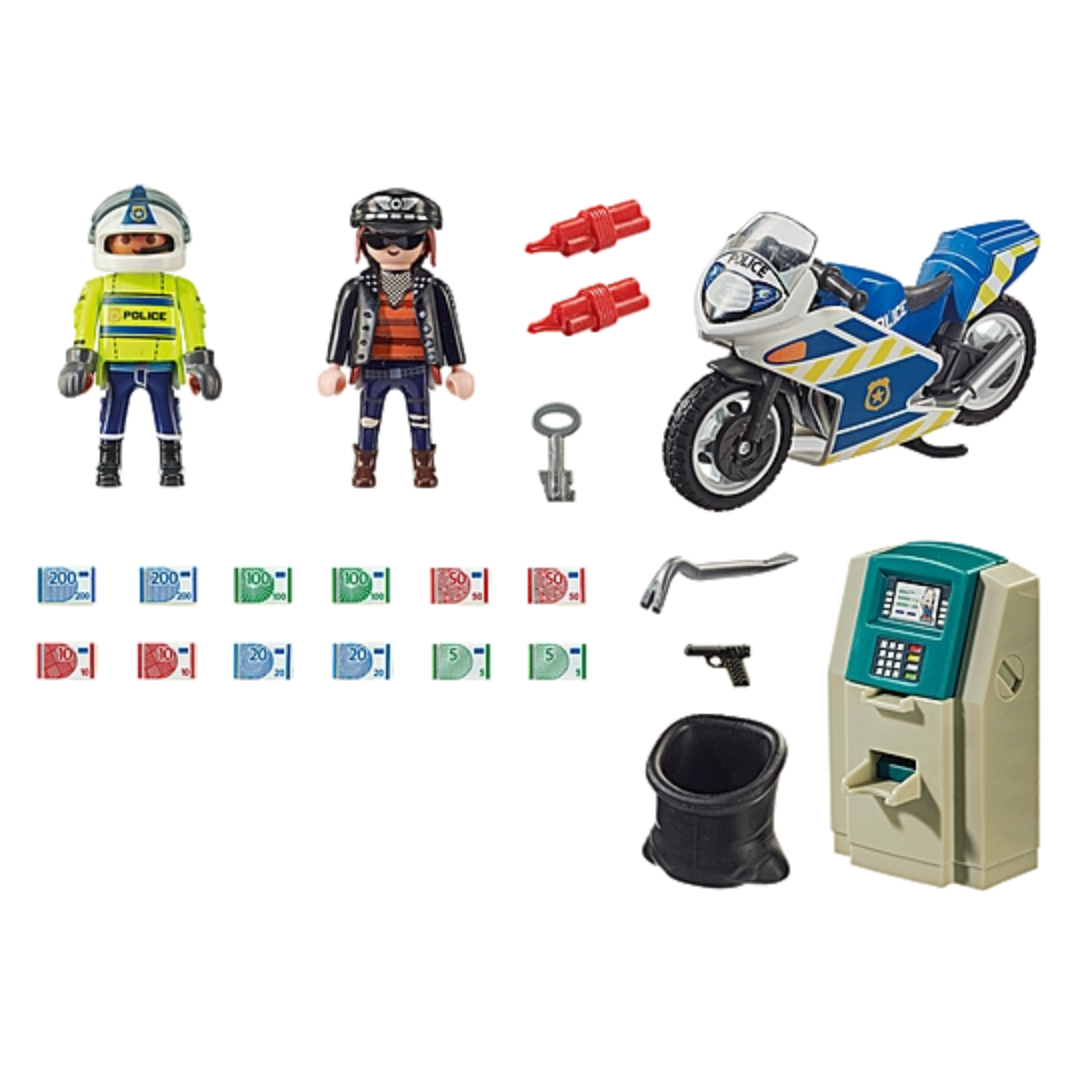 70572 Playmobil City Action -  Poliziotto in moto e ladro