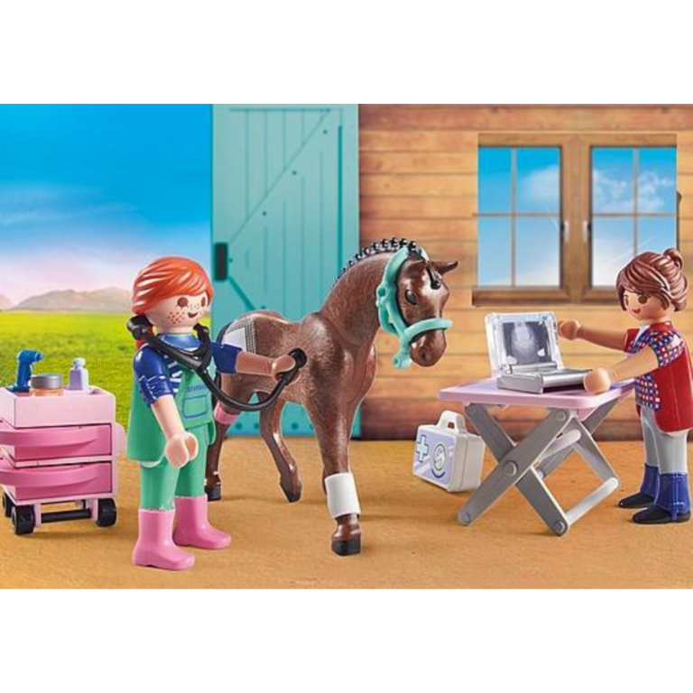 Playmobil Country VETERINARIA DEL MANEGGIO, Giochi ecosostenibili