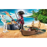71254 Playmobil Pirates - Pirata con barca a remi