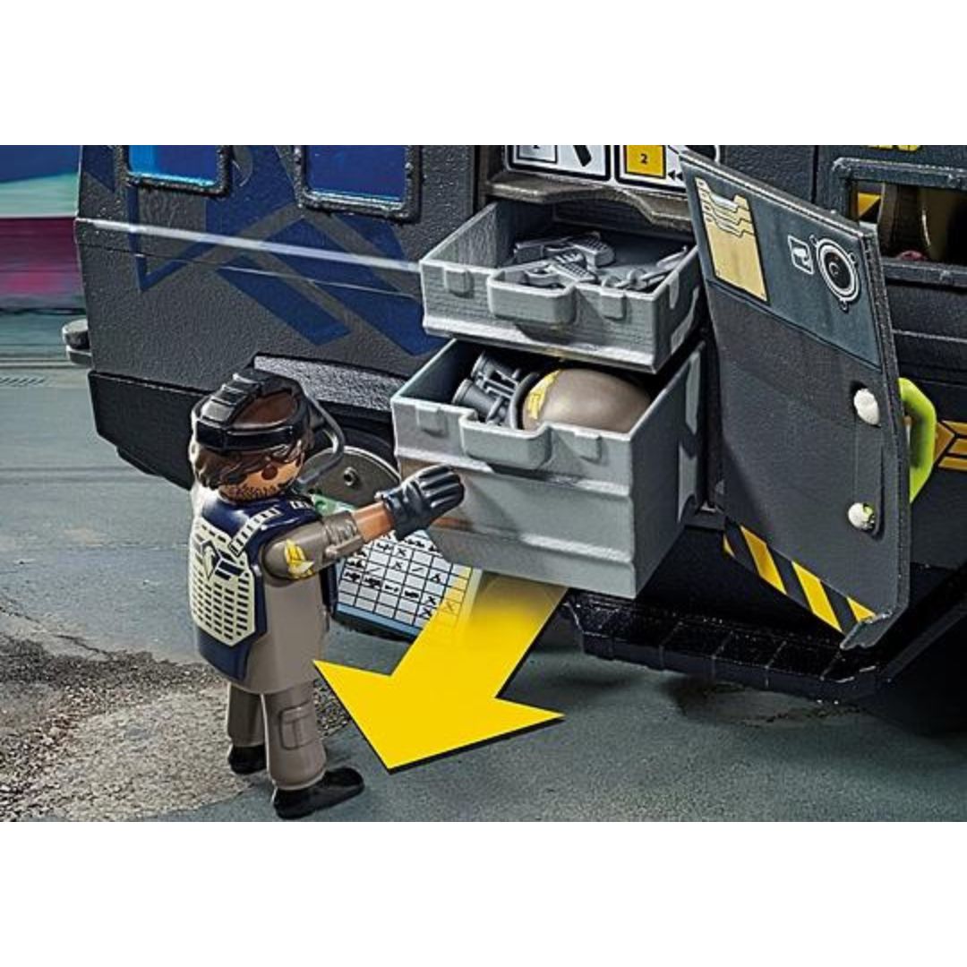 71144 Playmobil City Action UNITÀ SPECIALE VEICOLO BLINDATO